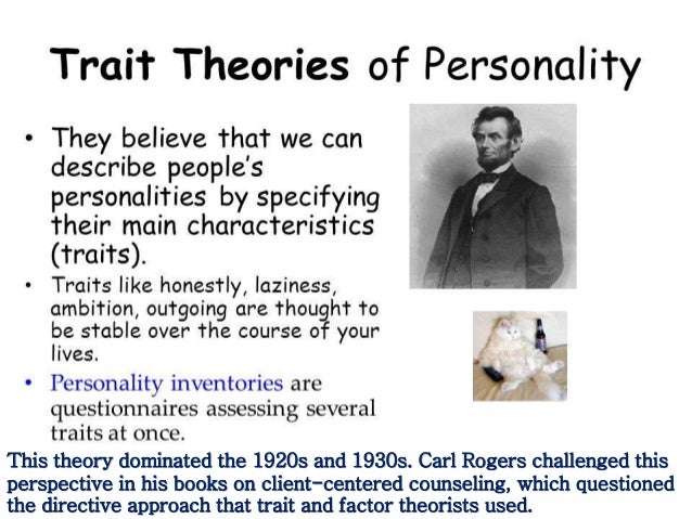 trait and factor theory assessments Frank parson and his theories